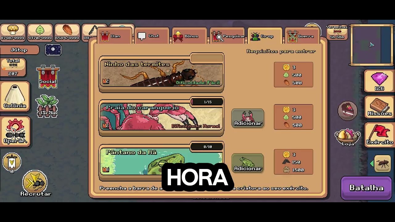 Guerra de clans Pocket ants!😁