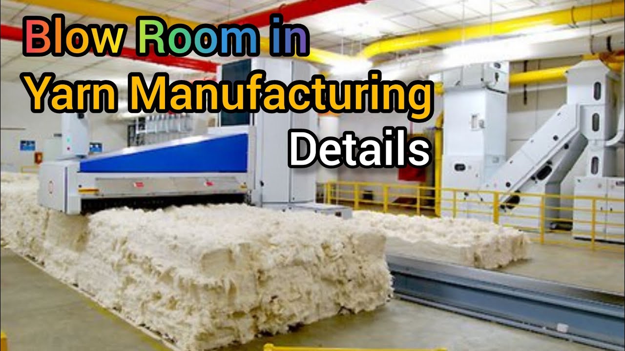 What is Blow Room in Yarn Manufacturing, Second Process of Yarn Manufacturing
