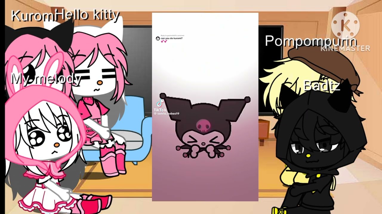 Sanrio react to Kuromi 1/2 #My first reaction