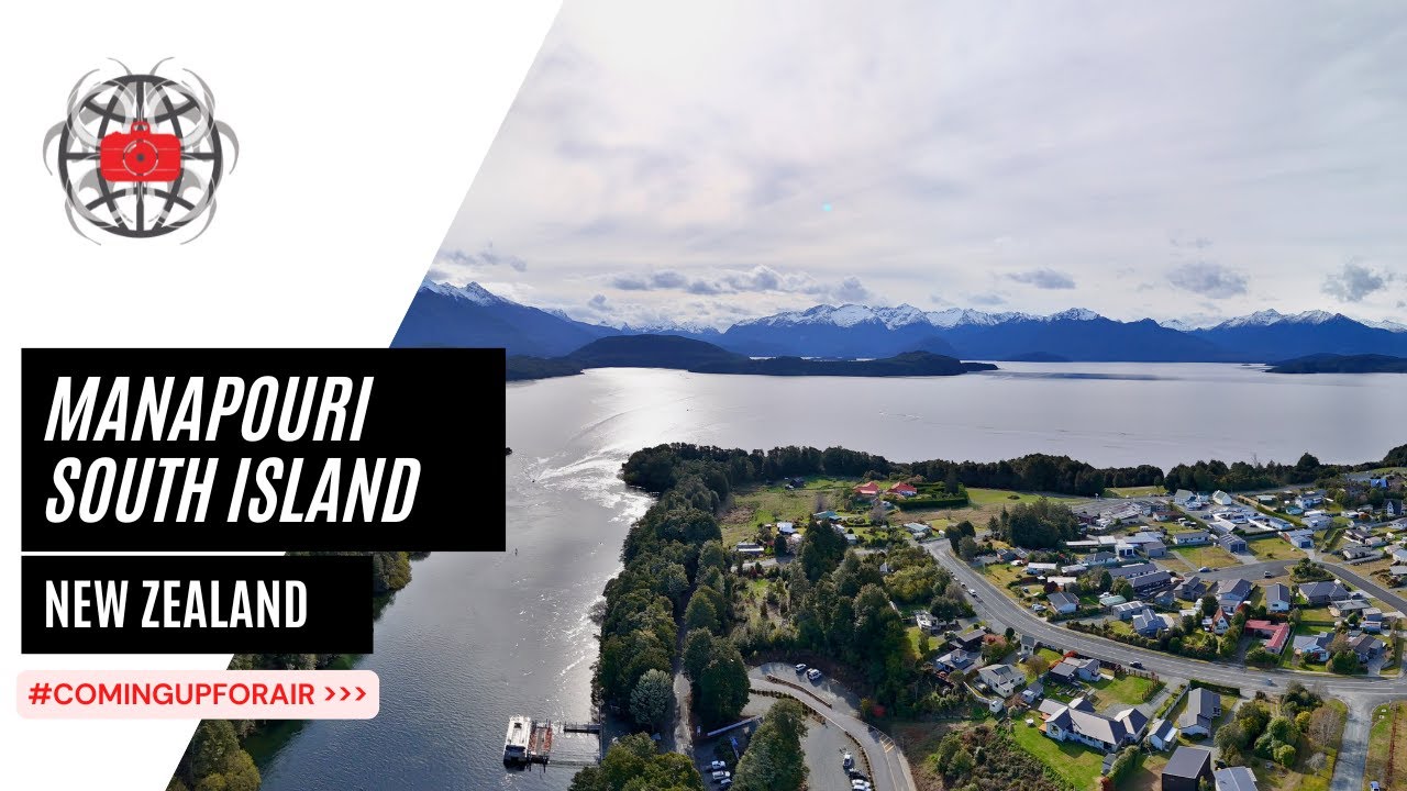Lake Manapouri Drone 4K: New Zealand's Loveliest Lake & Fiordland Gateway