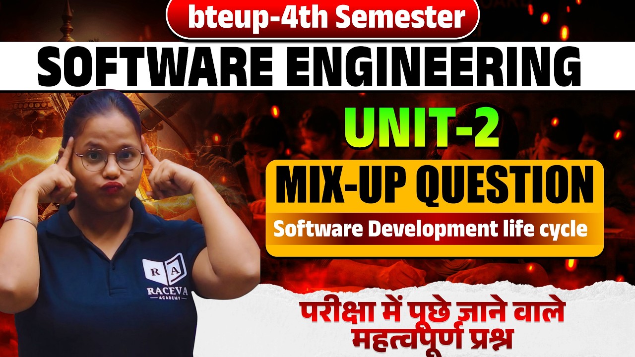 Software Engineering Unit-2 | SDLC Mix-Up Questions | BTEUP 4th Semester | Exam Special 🔥