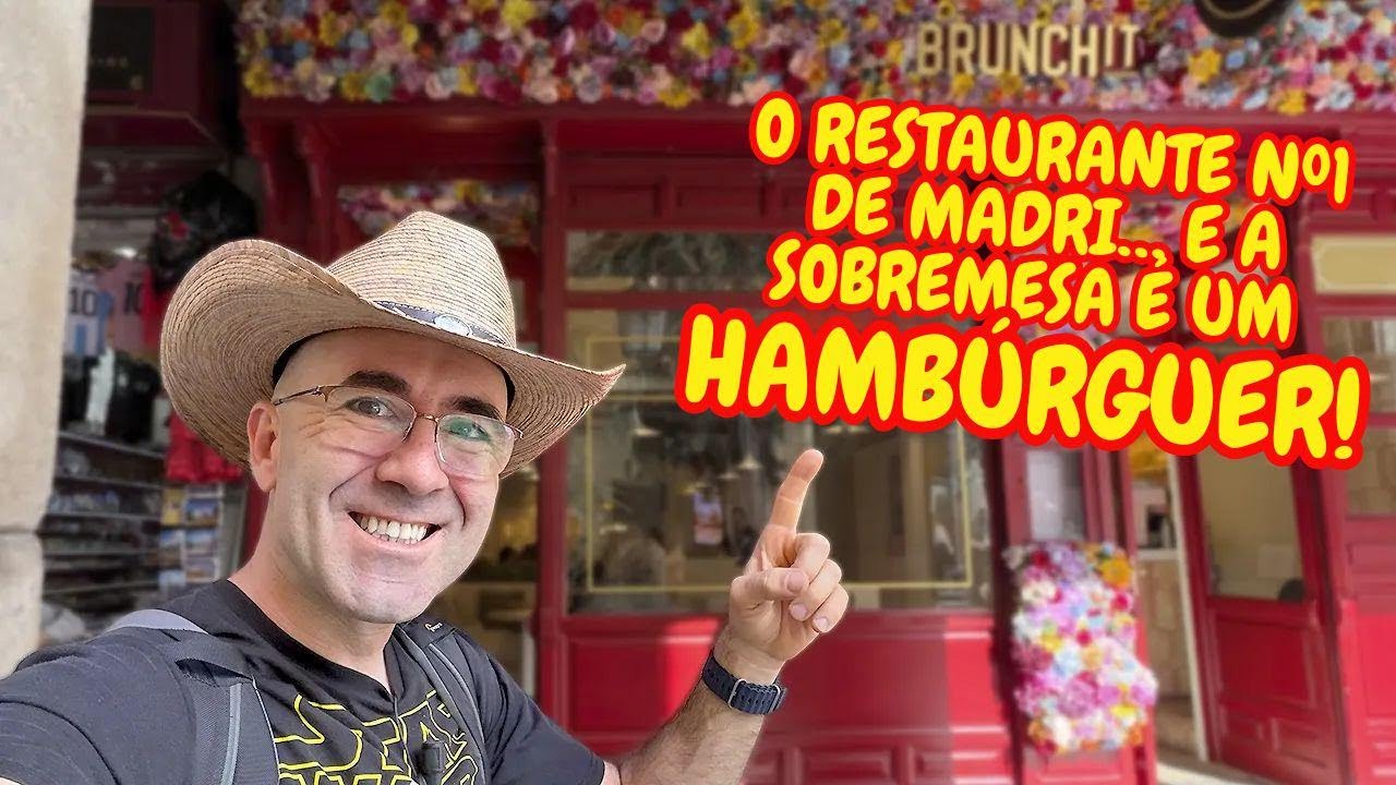 O restaurante nº1 de Madri... Você não vai acreditar: sobremesa é HAMBÚRGUER 🍔