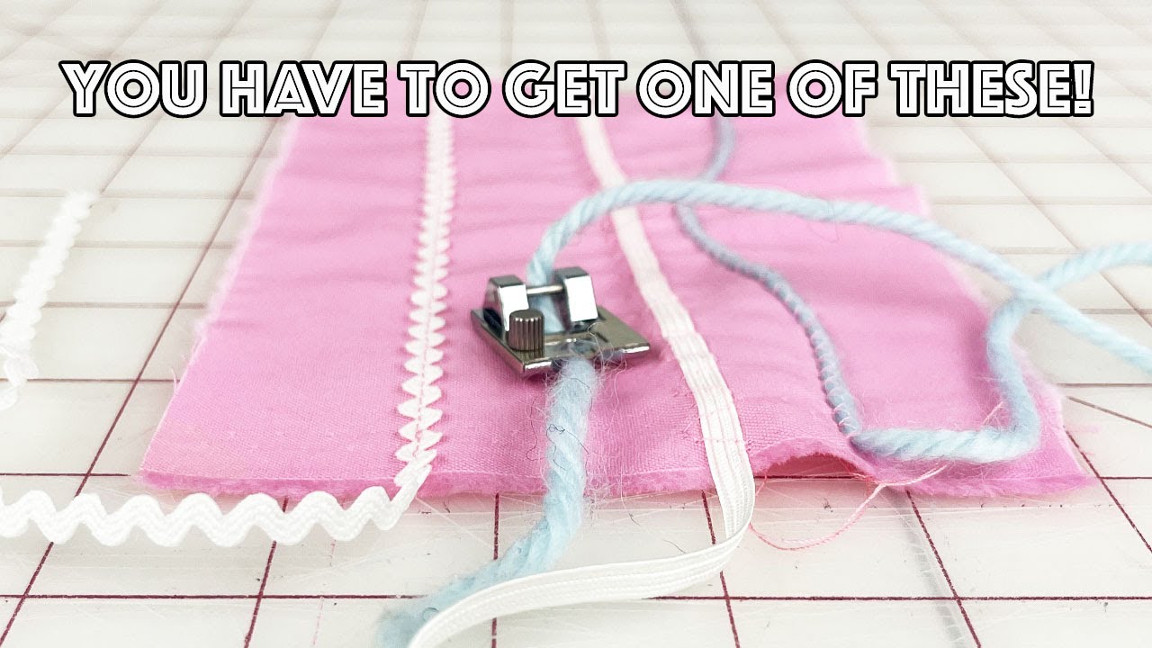 How To Use A Braiding Foot On Any Sewing Machine!