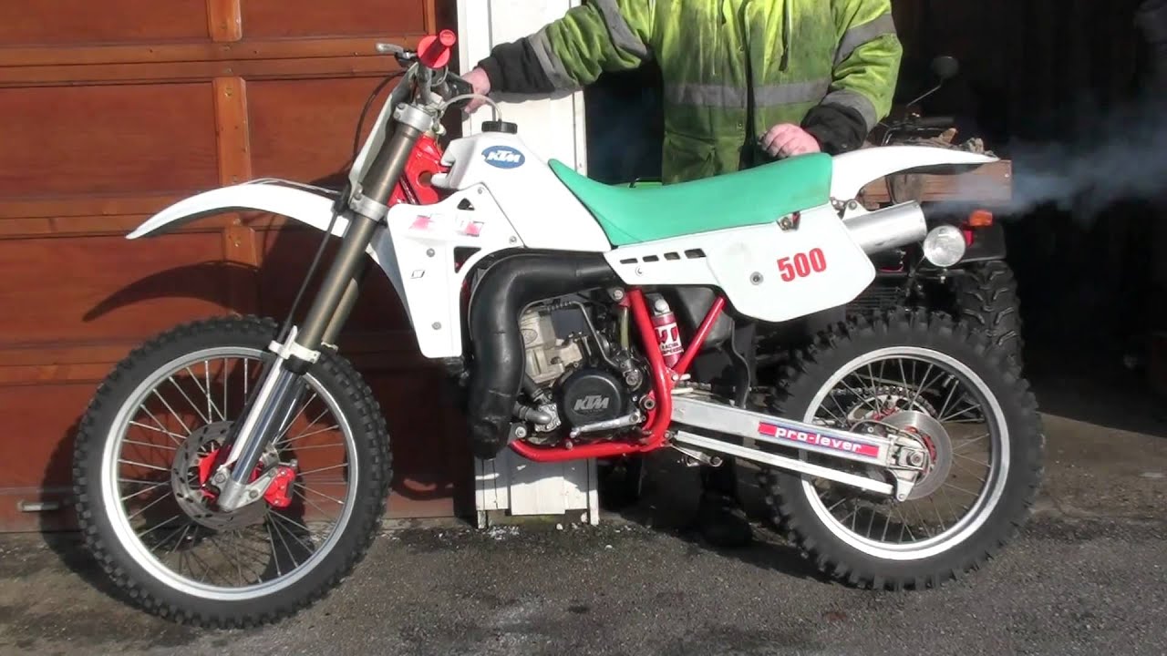 Ktm 500 with new carburetor
