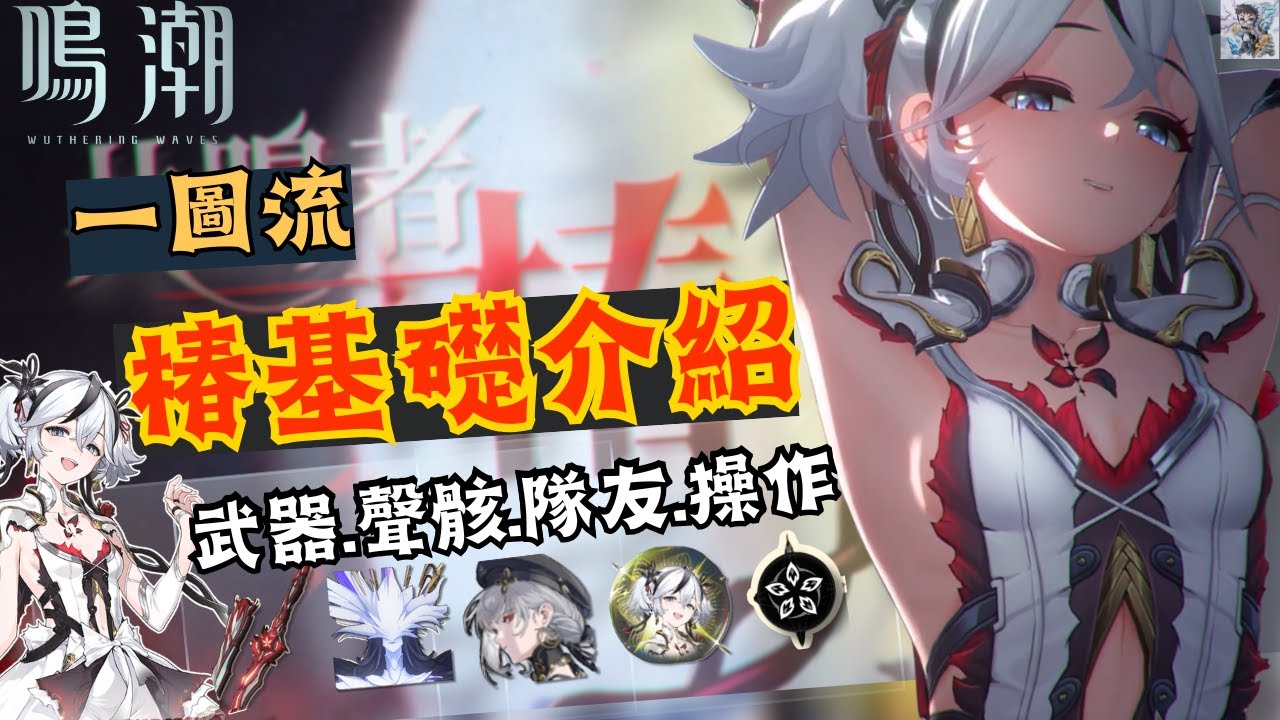 【鳴潮】椿一圖流聲骸.武器搭配.操作指南！專武.共鳴鏈抽取建議！快速了解椿！ #鳴潮 #共鳴者創作計畫