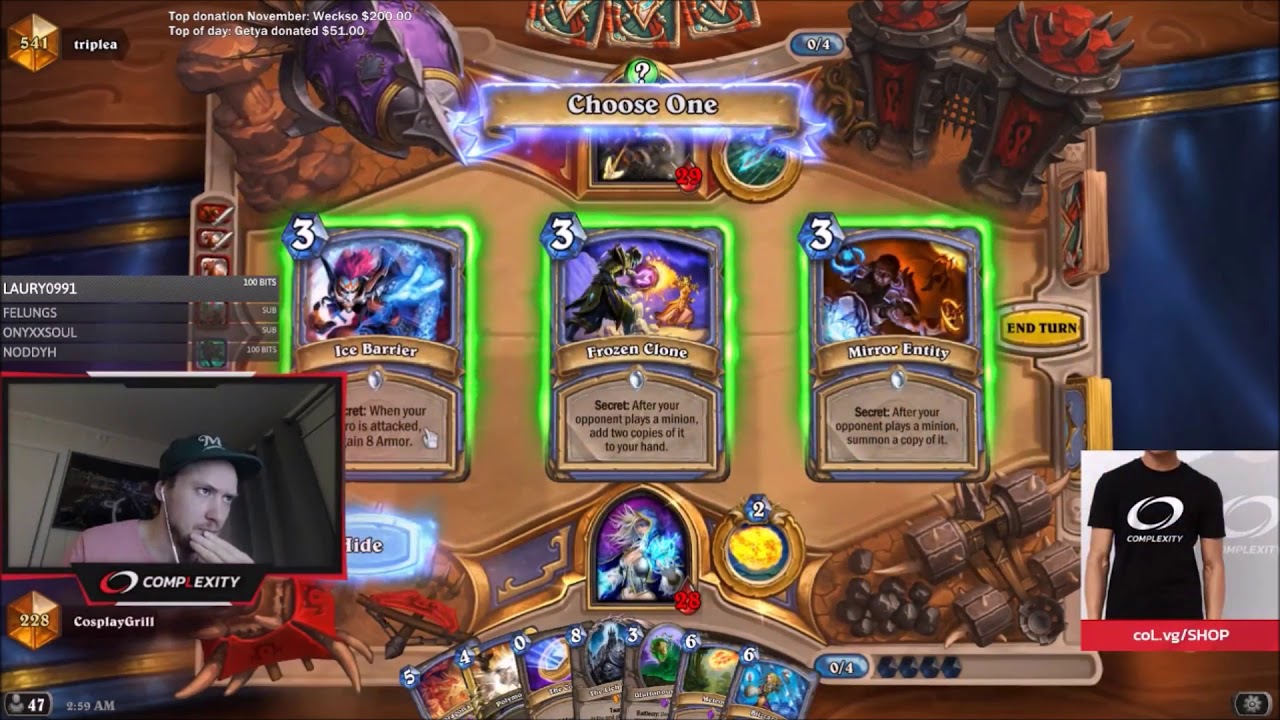 Hearthstone~CosplayGrill~Big Spell Mage~Legend Rank