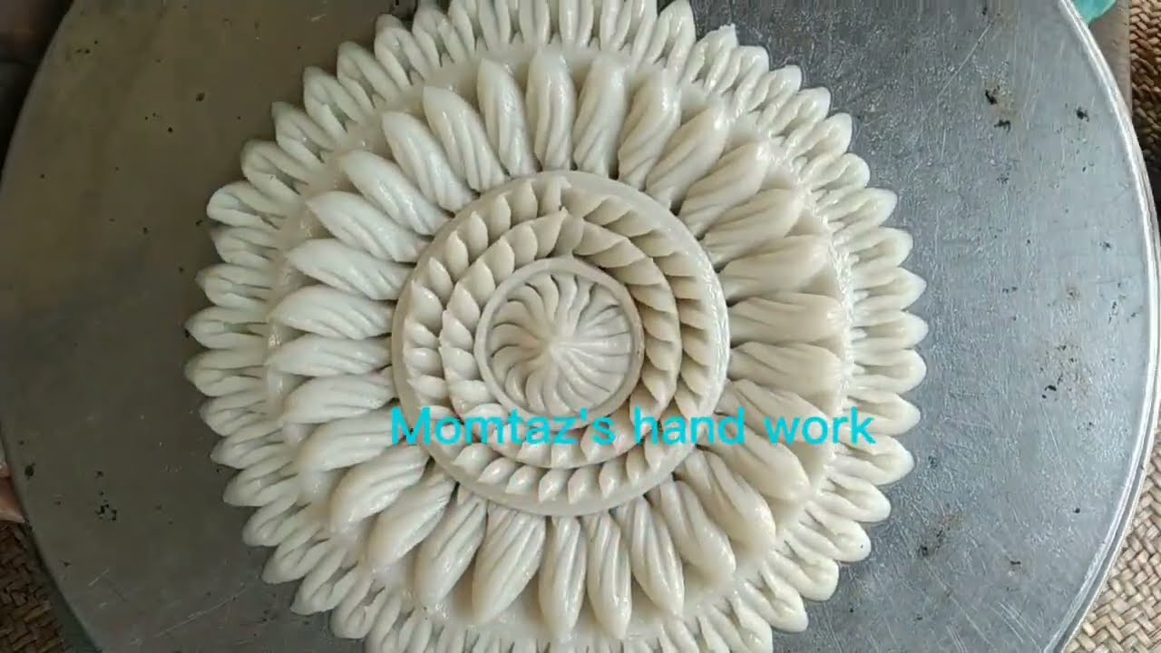 নকশি পিঠা/ফুল পিঠার/সহজ একটি ডিজাইন