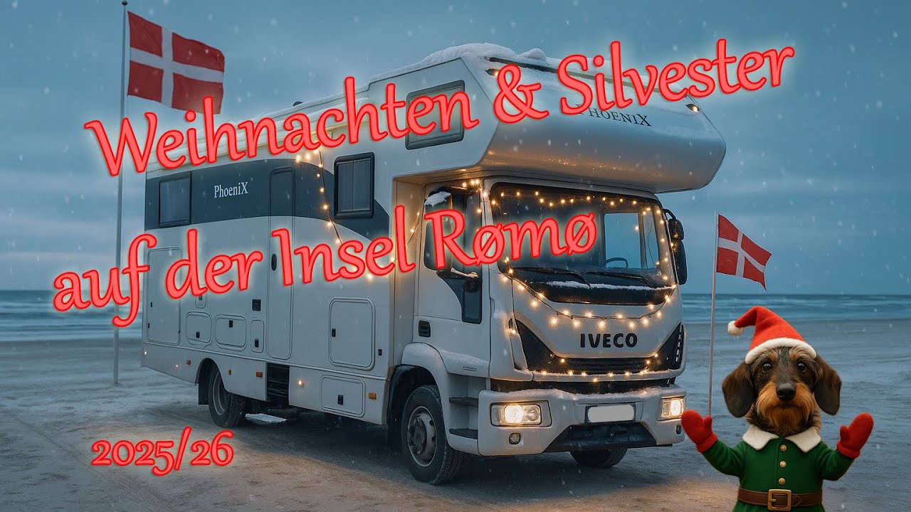 Die Weihnachtsfeiertage auf Römö mit dem Wohnmobil- lohnt es sich oder nicht ? 🤔