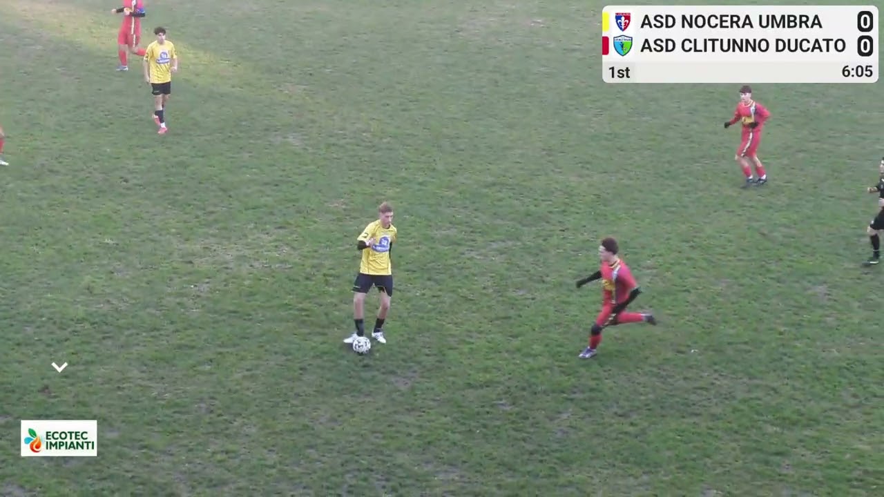 ASD NOCERA UMBRA 2017 vs ASD CLITUNNO DUCATO I TEMPO JUNIORES