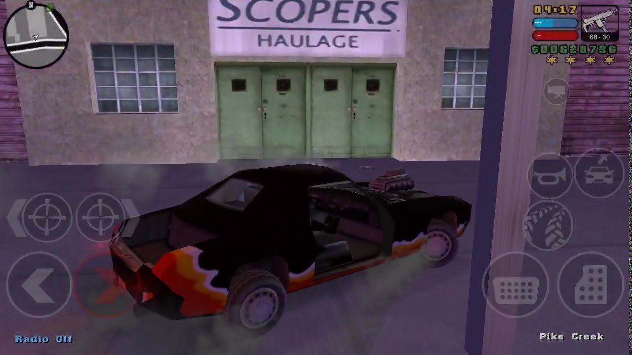 GTA LCS Mobile: 3 & 4 Star Police Chase