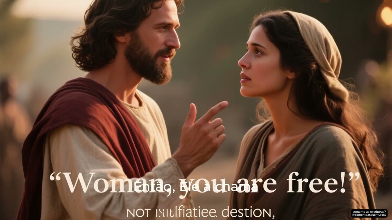 Jesus Com a Mulher Encurvada