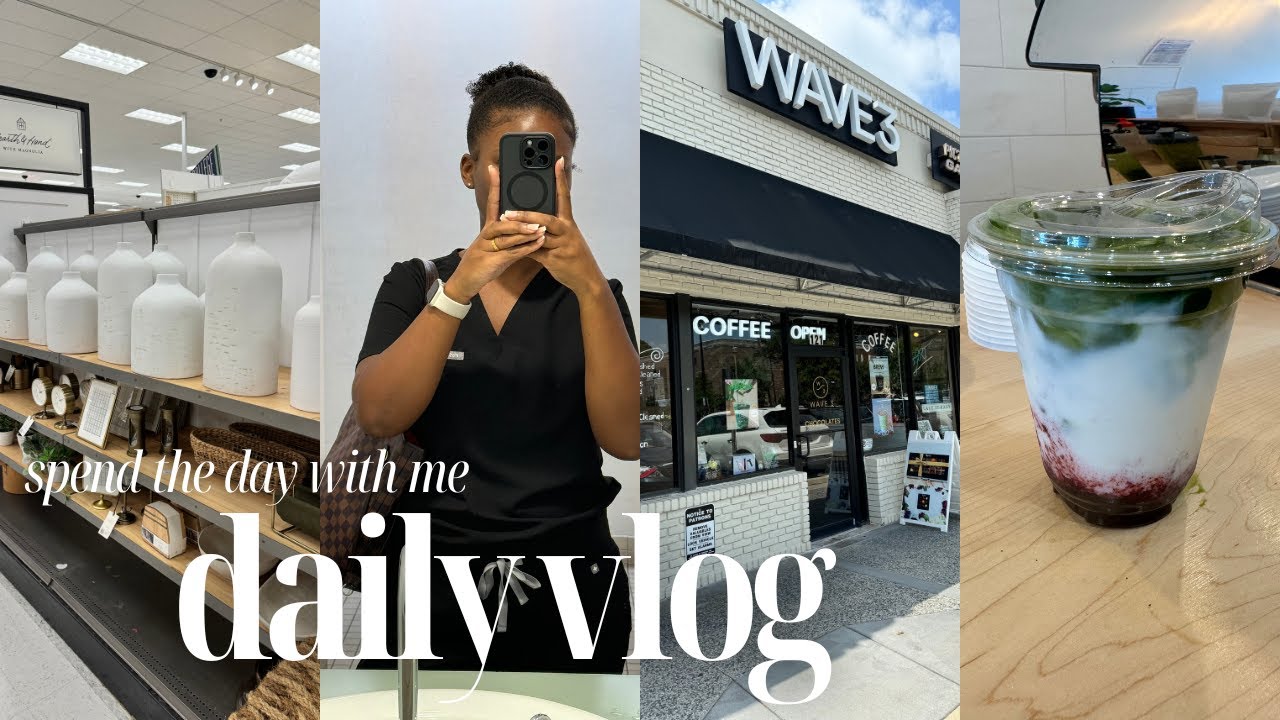 daily vlog: my 5-9 before my 9-5 + matcha girlie🍵+ target shenanigans🎀