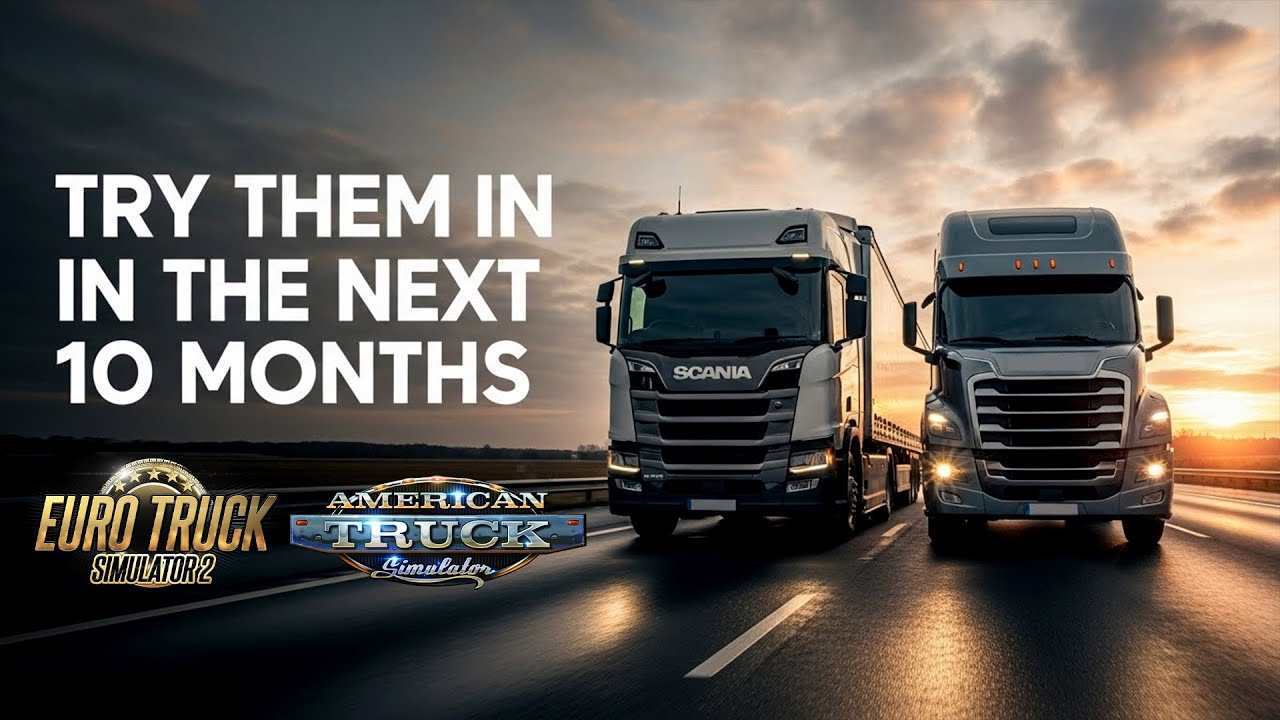 ETS2 и ATS в следующих 10 месяцах. Обновление 1.58–1.61