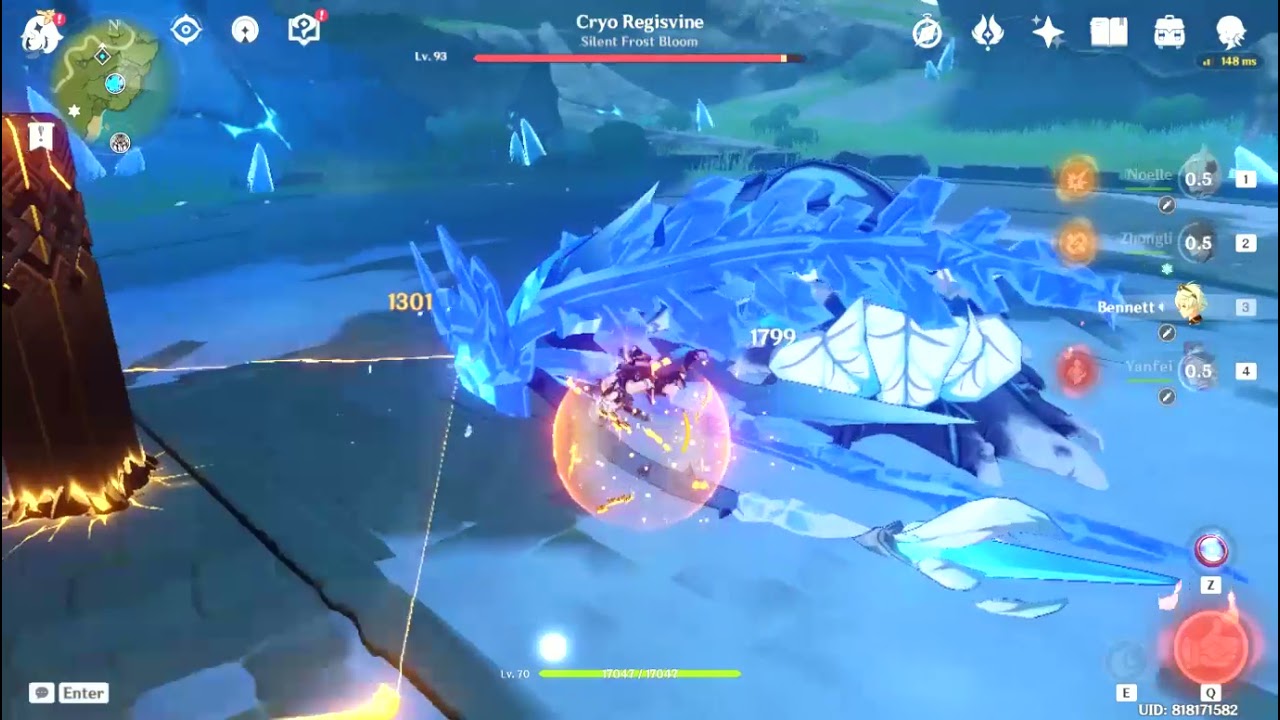 C6 noelle carry test ( genshin impact )