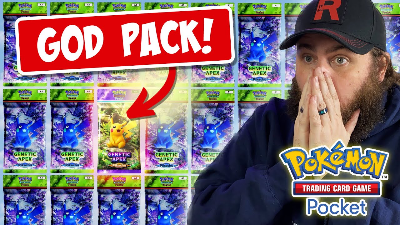 We Get A GOD PACK! Pokemon Pocket TCG Opening