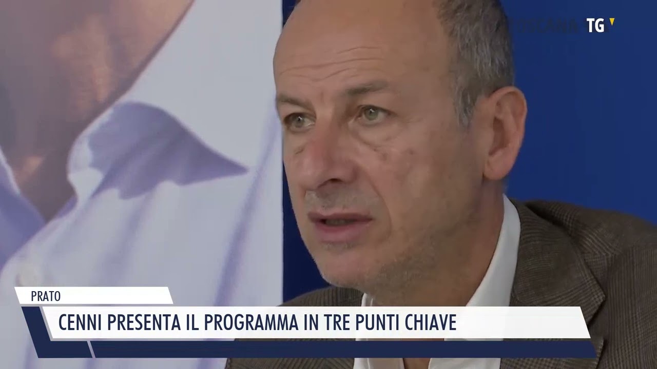 2024-05-16 PRATO - CENNI PRESENTA IL PROGRAMMA IN TRE PUNTI CHIAVE