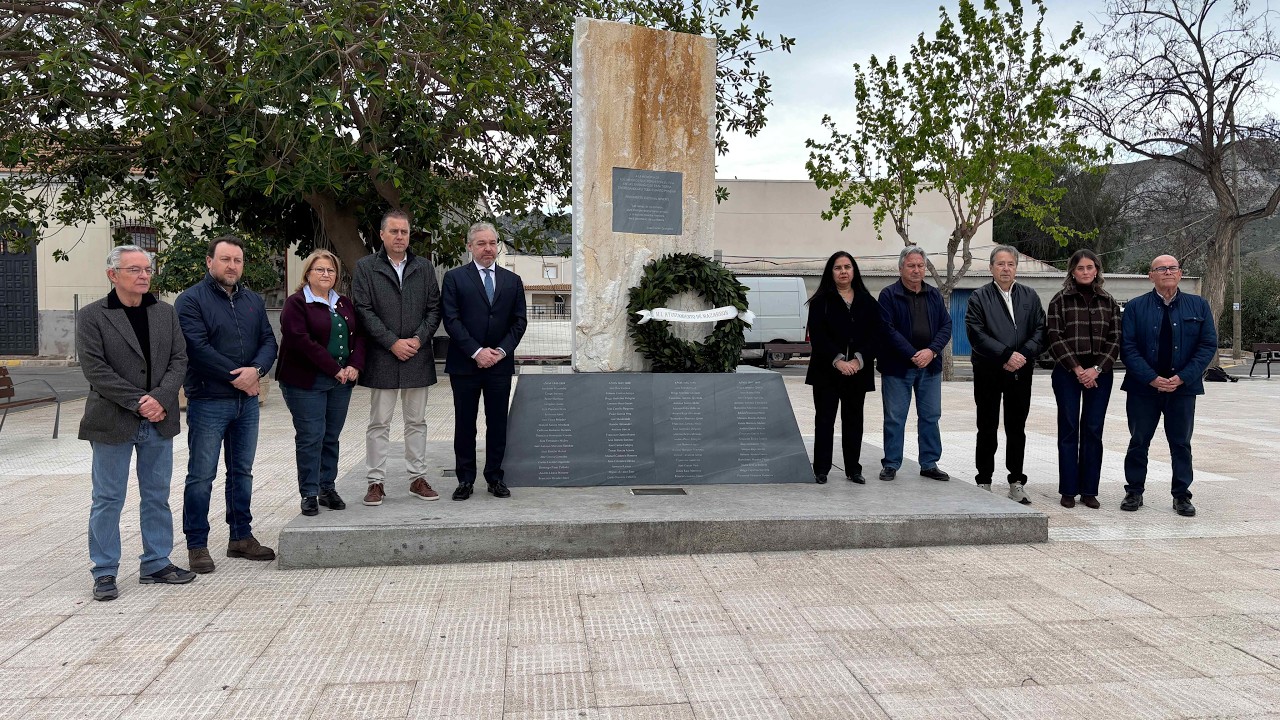 Homenaje a los mineros fallecidos en Mazarrón