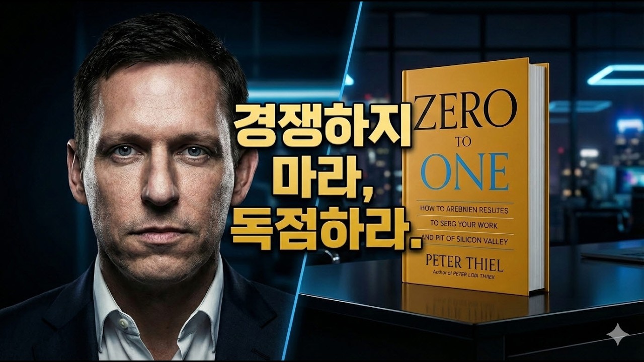 팔란티어 회장 피터틸의 ZERO TO ONE-경쟁하지 말고 독점하라[책서문]