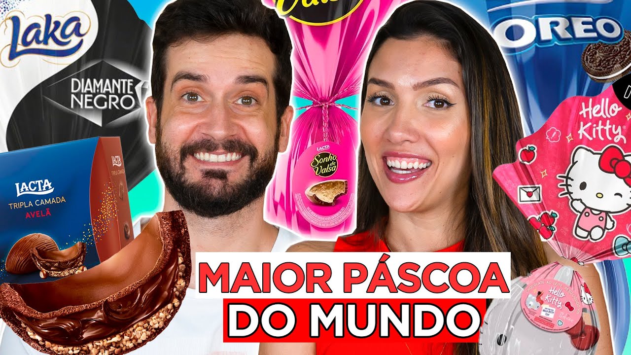 PROVANDO MUITOS OVOS de PÁSCOA | RECHEADO, OREO, com BRINQUEDO, SONHO de VALSA | OVO DO POVO 2022 #4