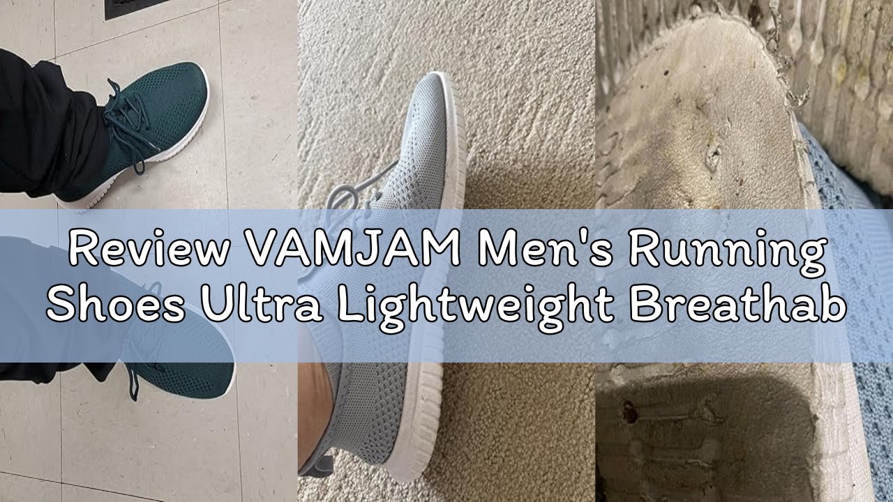 Review VAMJAM Men's Running Shoes Ultra Lightweight Breathable Walking Shoes Non Slip Athletic Fashi