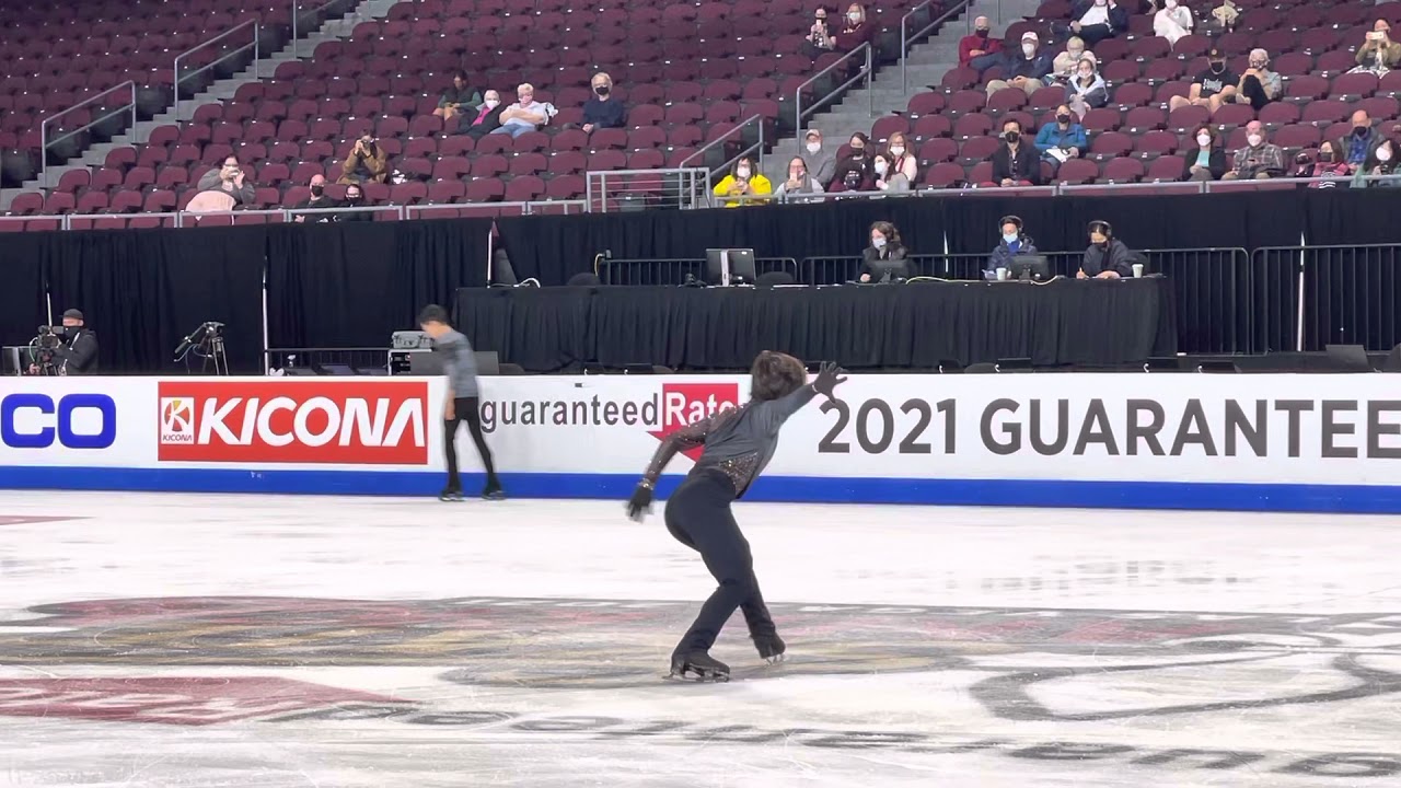 Shoma Uno SP practice @ Skate America 2021