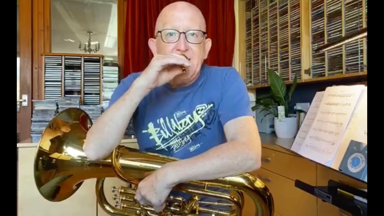 Steven Mead warm-up/practice session LIVE on the Steven Mead Euphonium Club page on FB. Session 2/4