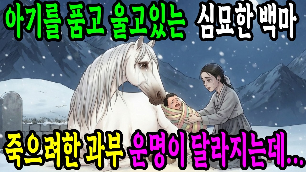 [전설야담] 말의 해 : 지리산 천마의 가슴 아픈 모성애 | 낳아준 어미는 말, 길러준 어미는 사람
