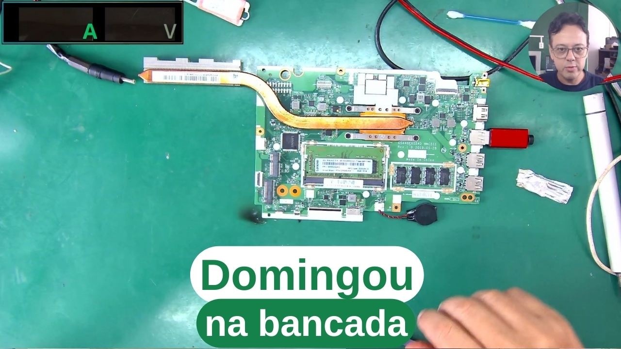 DOMINGO SEM CORTES - Notebook Lenovo Ideapad S145 15API não liga -  Parte 3