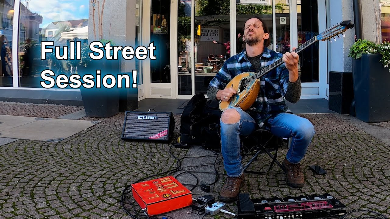 Full Street Music Session: Bouzouki, Loop Station & DIY Stompbox | Emmendingen Festival