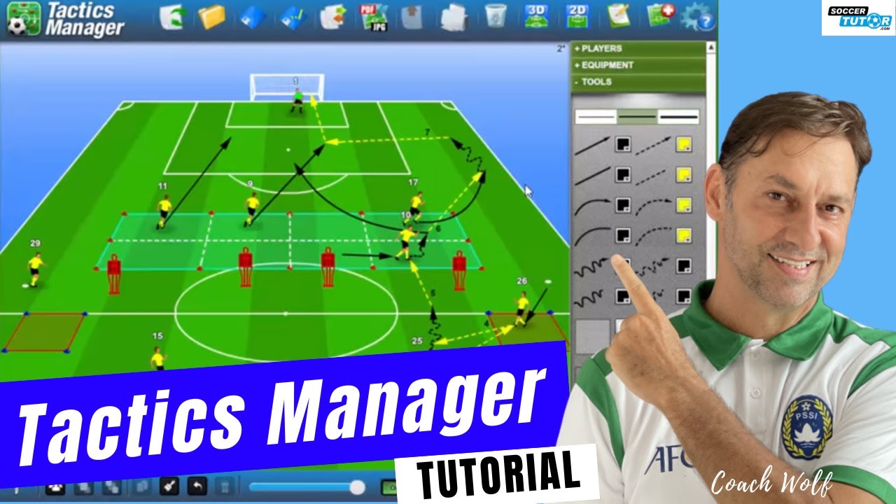 #57- Cara pake Software Sepakbola Tactics Manager ! ✔️💯