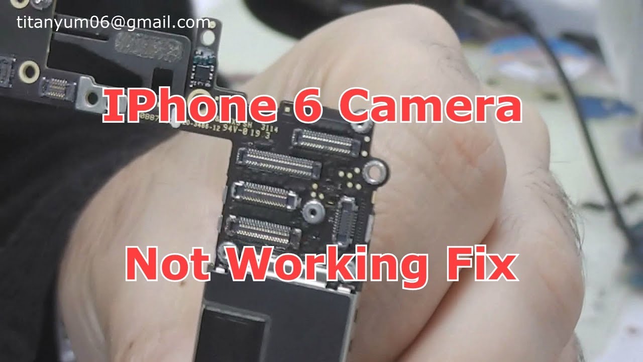 iphone 6 Camera Not Working Fix
