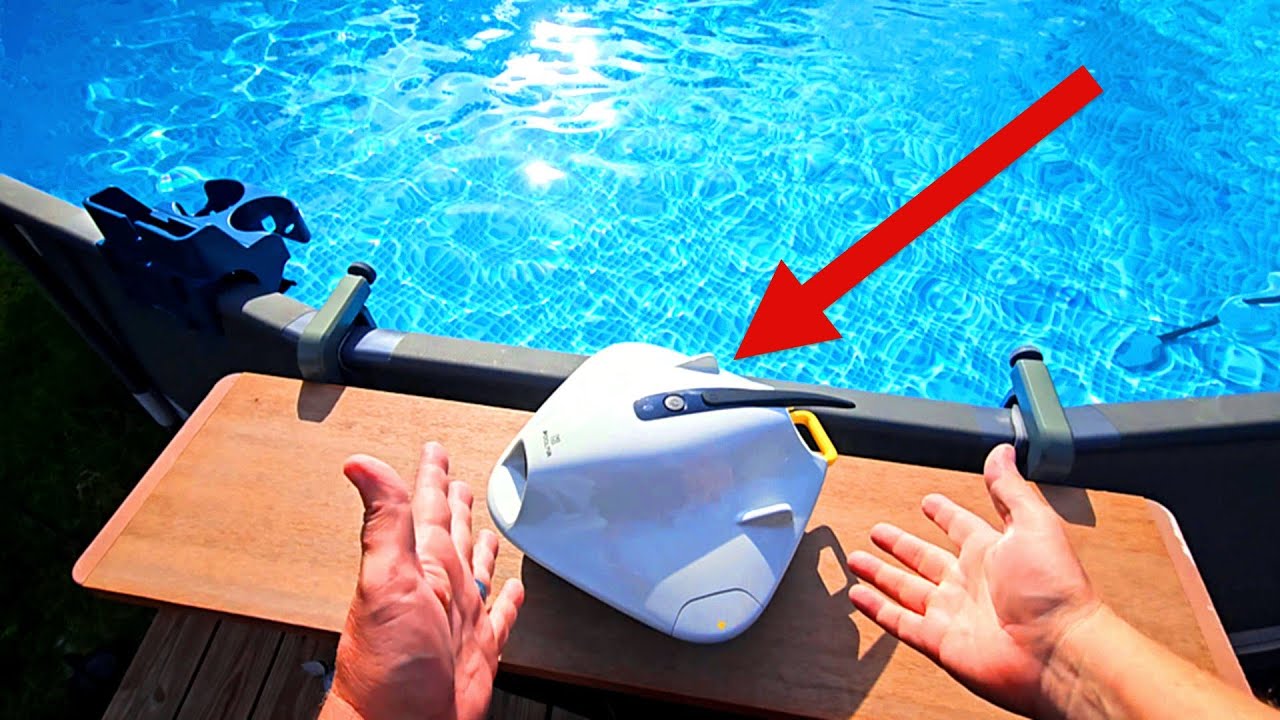 STINGRAY IN MY POOL!! How to Use Above Ground Pool Vacuum