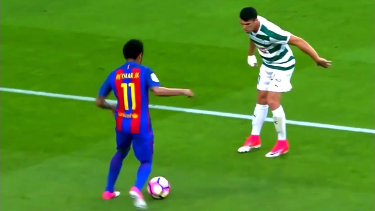 Neymar Jr Dribbling Skills In Slow Motion