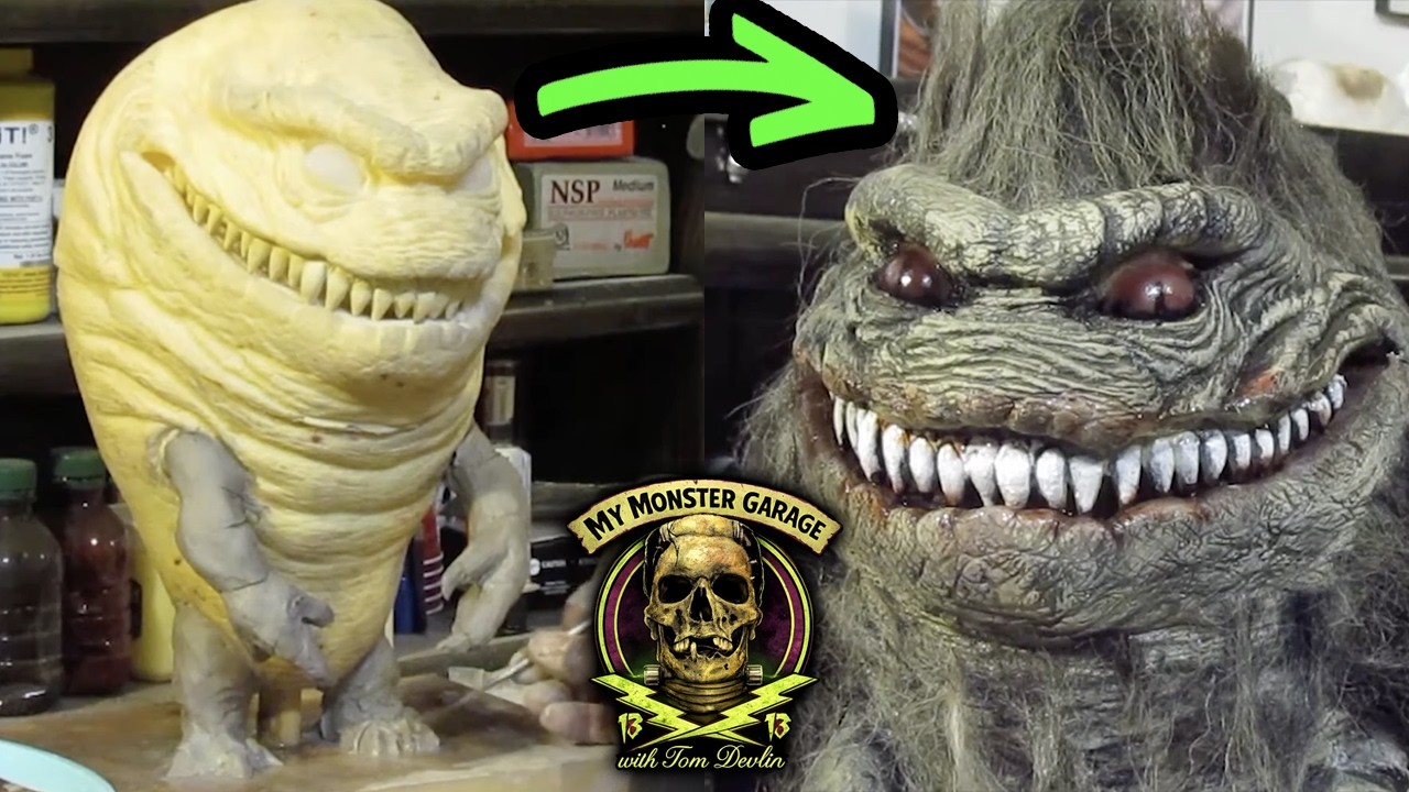 How I Built a Critters Creature: Foam, Paint, Hair & Teeth (SFX) | My Monster Garage Episode 2