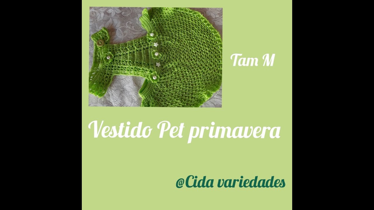 Vestido pet primavera/Pet Spring Dress 👗🐶👗🐶👗 #vestidopet, #roupinhadecachorro