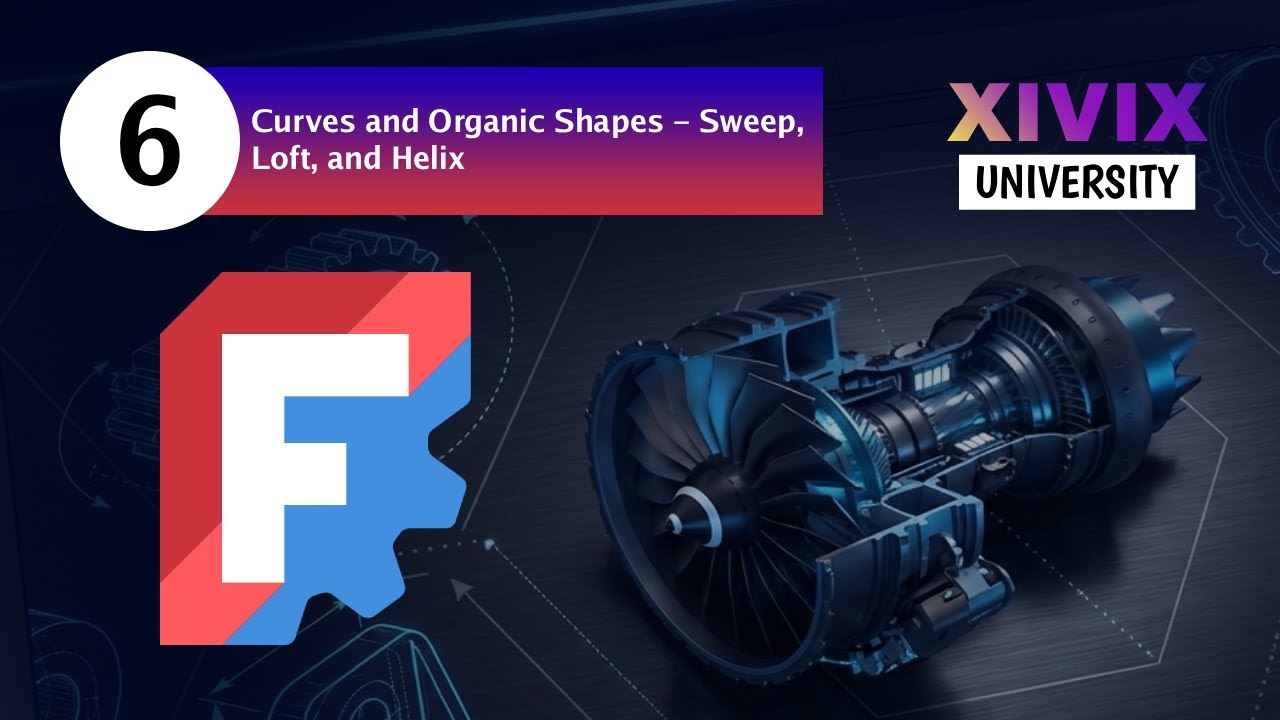 FreeCAD Course #6: Curves and Organic Shapes &ndash; Sweep, Loft, and Helix