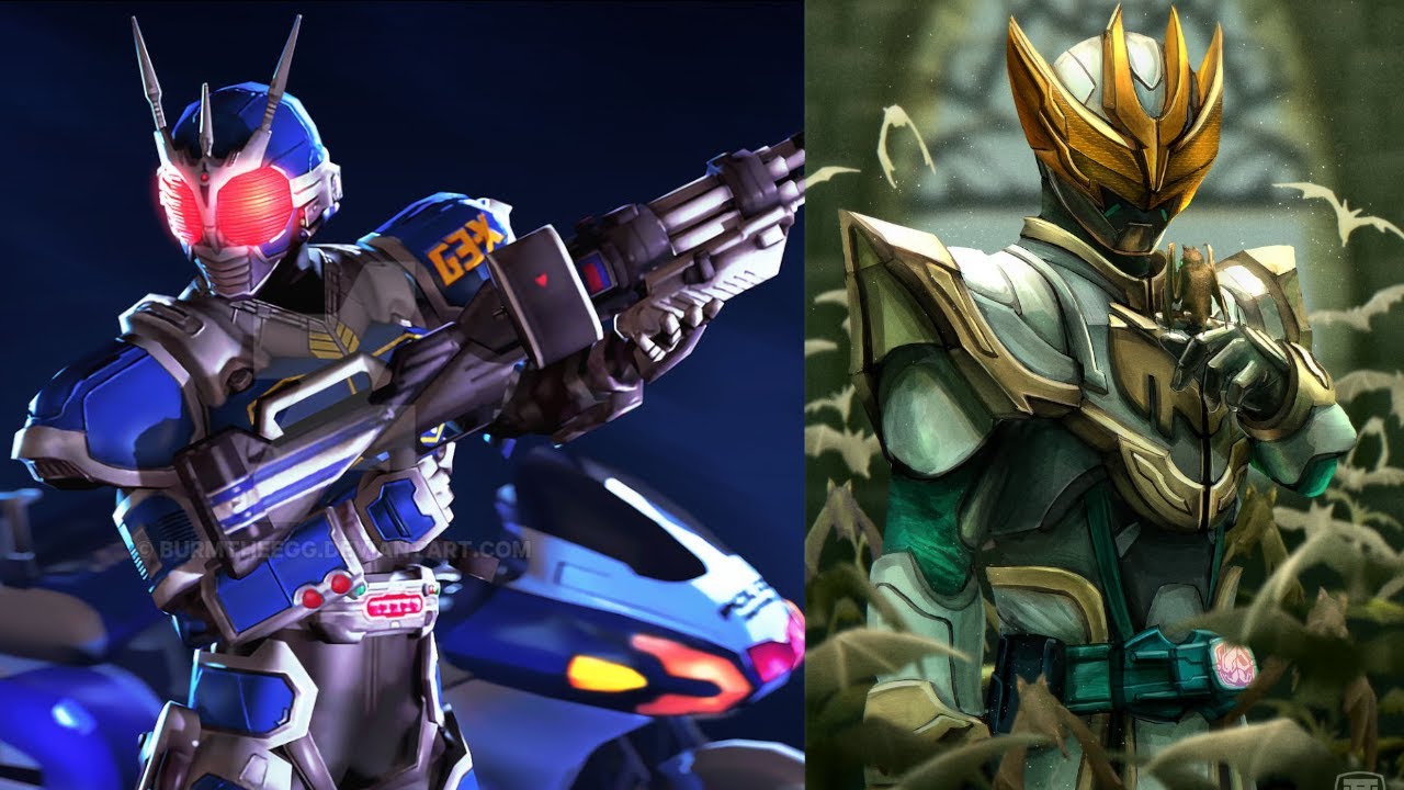 [Kamen Rider] Secondary riders all henshin BASE form and finisher (G3 - Evil / Live)