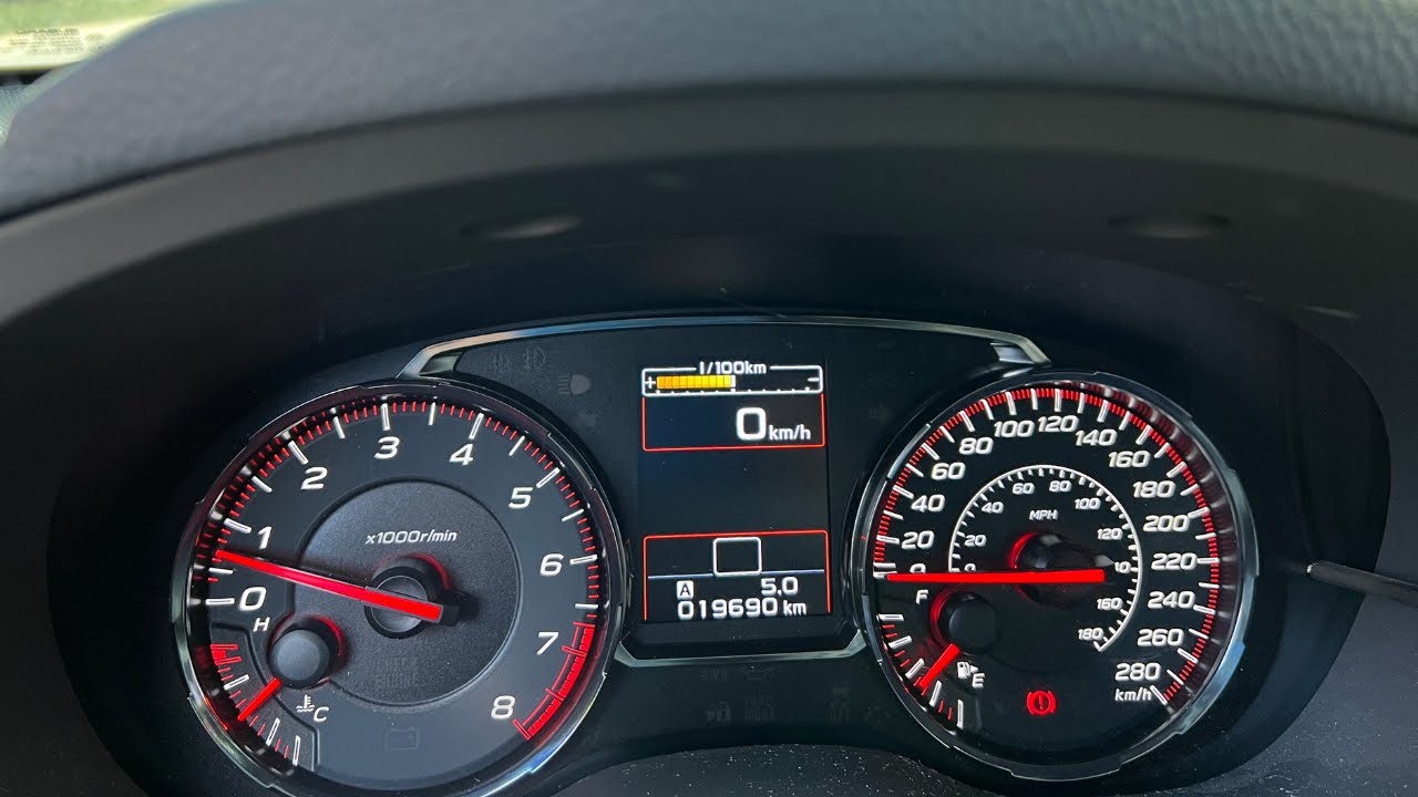 How To Reset The Trip Meter In Your 2015-2021 Subaru WRX
