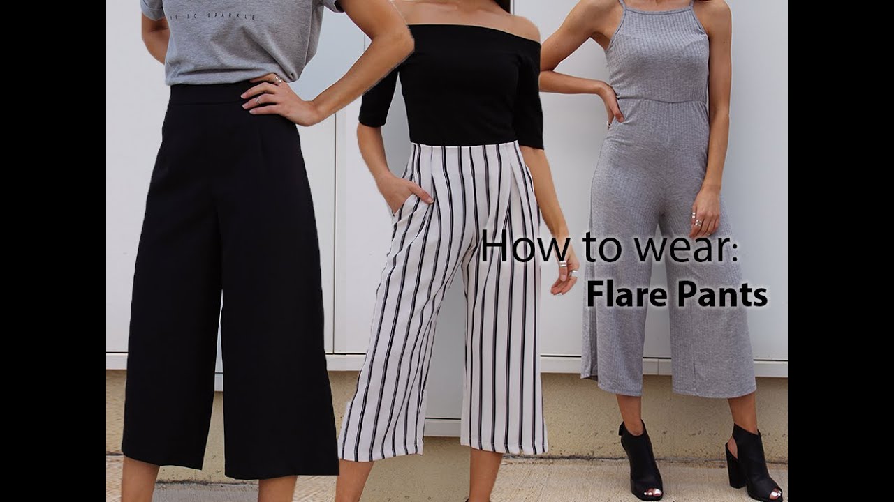 How to style: Flare pants / Jupe culotte