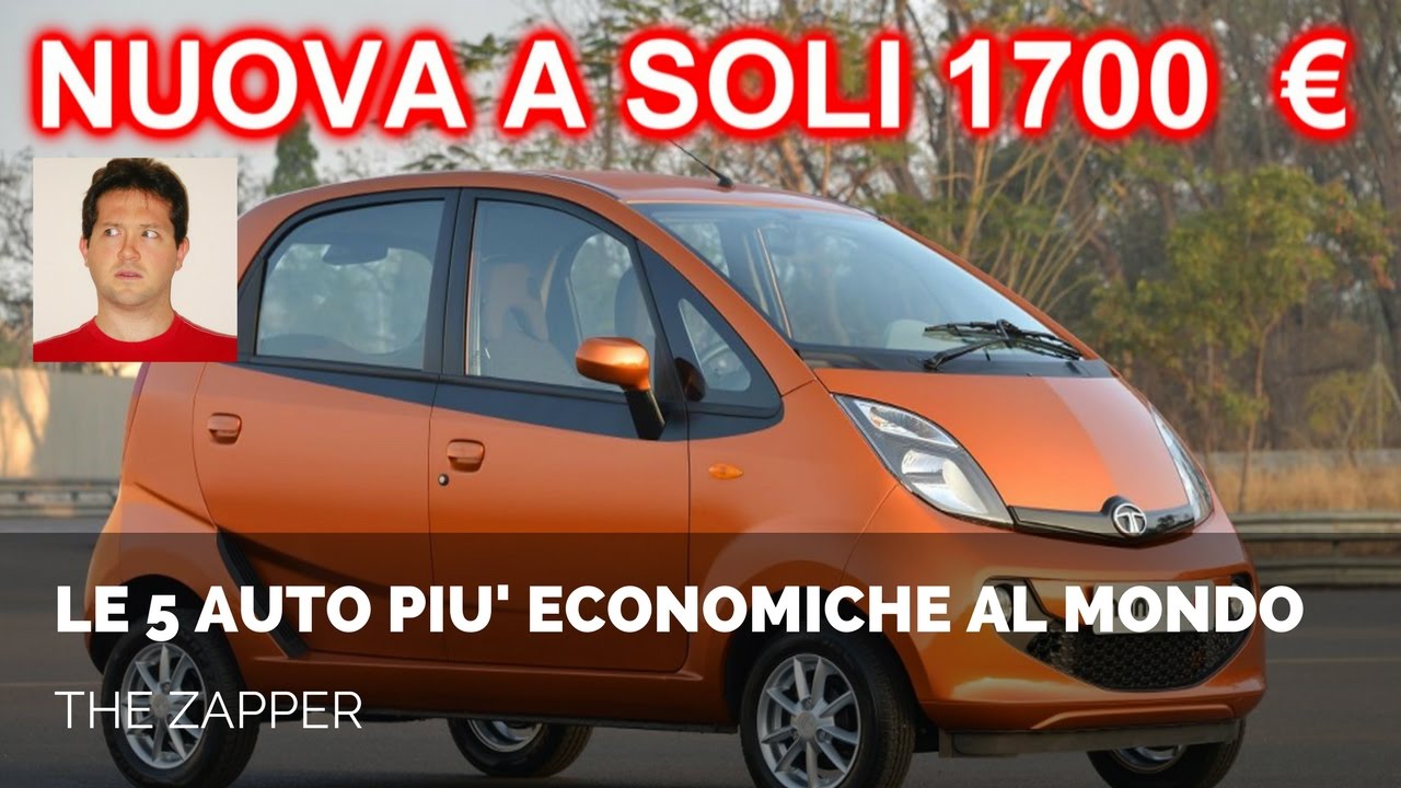 Le 5 AUTO più ECONOMICHE al MONDO