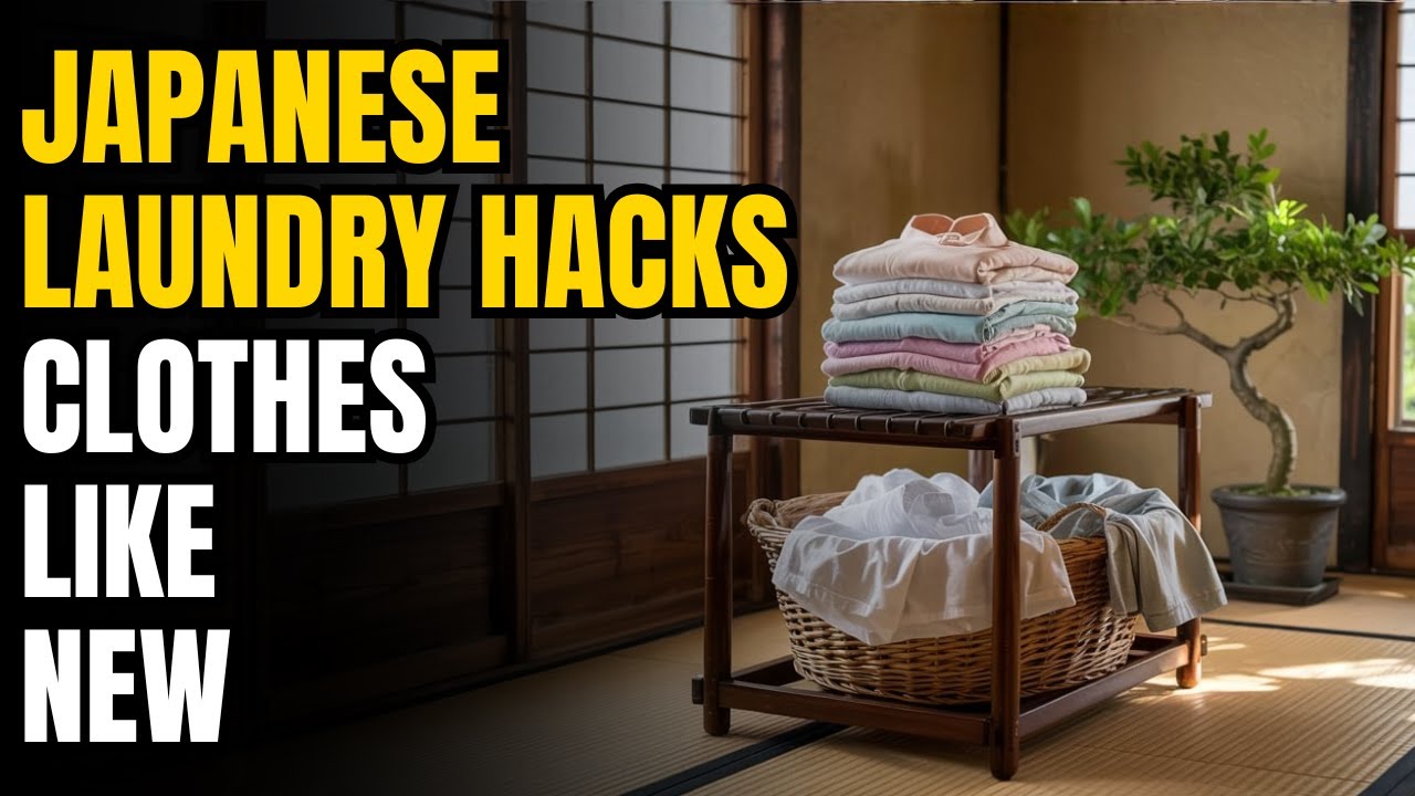 I Tried 10 Japanese Laundry Hacks &mdash; CLOTHES LIKE NEW