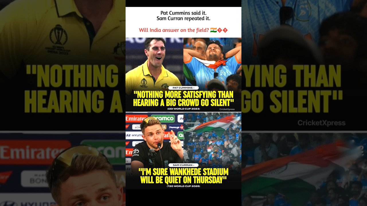 Wankhede Will Be Silent? 😶 Sam Curran Challenge Indian Crowd 🇮🇳🔥