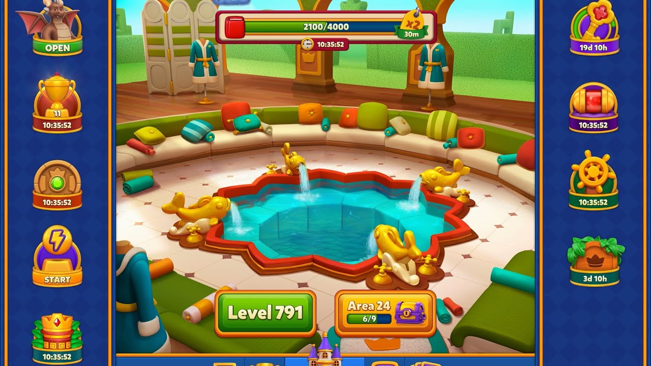 Royal Match Tutorial Levels 791-804 First Try|Dragon Nest finished March 12 2026 140K coins reached 