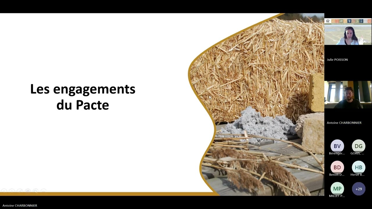 Webinaire Pacte Bois & Biosourcés Breton : présentation