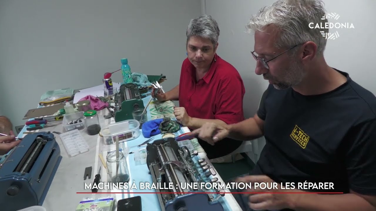 Machines à braille : Une formation pour les réparer