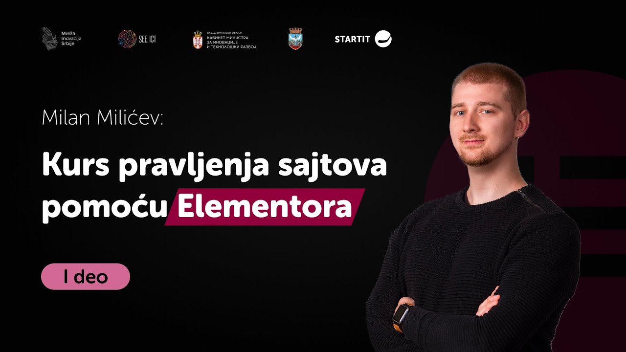 Kurs pravljenja sajtova pomoću Elementora - Prva lekcija
