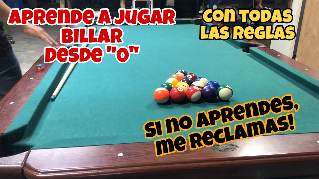 Como jugar billar? / como se juega el billar? / Como jugar bola 8 / billar como se juega? billar