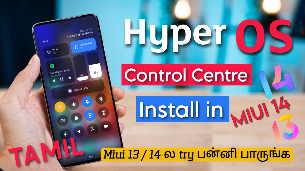 🤩 Install Hyper OS Control Centre in Miui 14 | use New miui control centre | தமிழ்