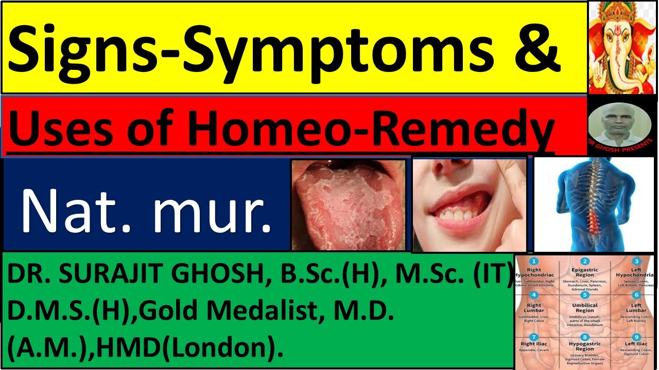 SIGNS-SYMPTOMS & USES OF HOMEO-REMEDY NATRUM MUR.
