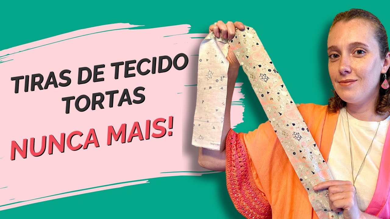 O SEGREDO para cortar tiras de tecido PERFEITAS em poucos minutos